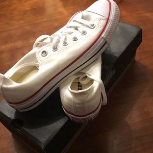 White low top converse